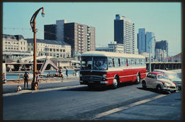 Durban. SAR Mercedes Benz tour bus No MT16945. SAS Toeristediens. SAR Tourist Service. Note left ...