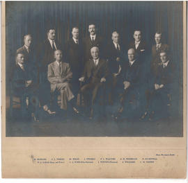 East London, 1929. Management committee of the SAR&H Institute. (Jeanes Studio)