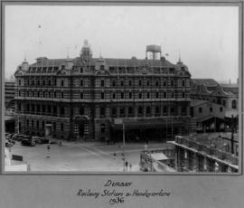 Durban, 1936. Railway building.