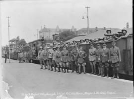 Johannesburg, 9 to 18 March 1922. Major CP Heydenrych, Lt-Col RC Wallace and Major JM Greathead w...