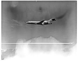 "1966. SAA Boeing 727 ZS-DYN 'Limpopo' in flight."