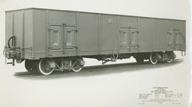 
Side view of SAR high sided wagon Type BB-4, built by Metropolitan-Cammel Carriage and Wagon Com...
