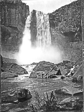 "Waterval-Boven, 1945. Elands River waterfall."