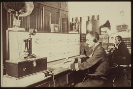 Radio control room.