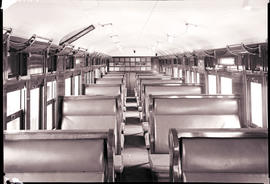 
Interior of electric motor coach, wooden stock.
