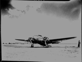 Johannesburg, circa 1941. Rand airport. SAA Lockheed Lodestar ZS-ASR 'President Pretorius'.