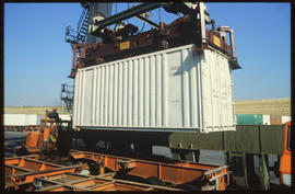 
Loading of containers.
