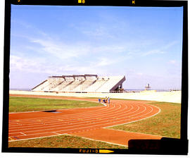 Bapsfontein, December 1982. Sports complex at Sentrarand. [T Robberts]