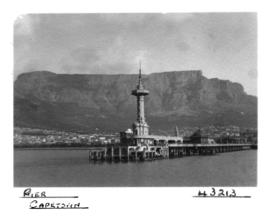 Cape Town, 1935. The pier at Table Bay Harbour.