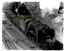 Kendal, 1955. SAR Class with coal train.