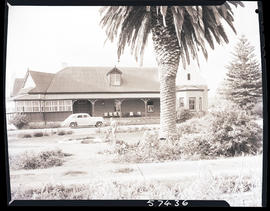 Graaff-Reinet district, 1950. Farmhouse on sheep farm.
