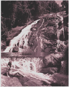 Tzaneen district, 1971.     De Hoek waterfall in Magoebaskloof.
