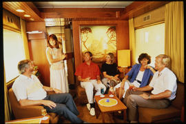 
Blue Train lounge interior.
