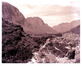 Paarl district, 1964. Elands River in Du Toitskloof.