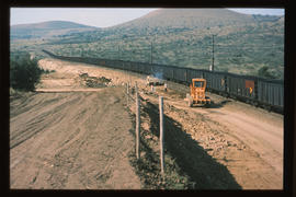 Richards Bay districrt, July 1982. Construction of railway line. [T Robberts]