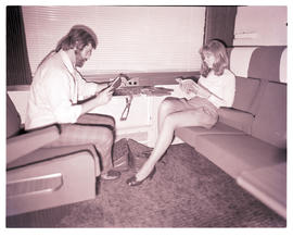 "1974. Blue Train compartment without private bath and toilet facilities."