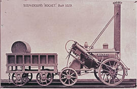 George Stevenson's 'Rocket' built in 1829.