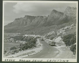 Cape Town, 1952. SAR Canadian Brill bus on Marine Drive.