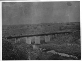 Circa 1902. Construction Durban - Mtubatuba: Amatikulu Bridge completed. (Album on Zululand railw...