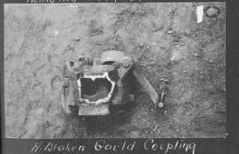 Circa 1925. Broken Gould coupling. (Album on Natal electrification)