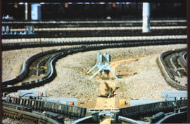 Railway tracks.