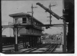 Cape Town, 1907. Signal cabin.