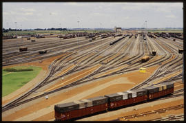 Bapsfontein district, 28 January 1988. View of Sentrarand marshalling yard.