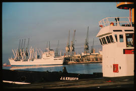 Durban. View from SAR tug 'JA Kruger' of Durban Harbour.