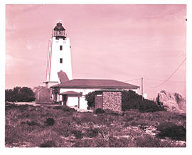 Saldanha Bay, 1977. Lighthouse at Cape Columbine.