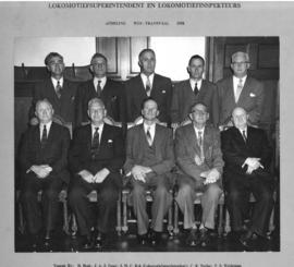 Johannesburg, 1966. Locomotive superintendents and inspectors for the Western Transvaal System. (...