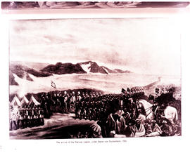 East London, 1856. Arrival of German Legion under Baron von Stutterheim. (Reproduction from magaz...