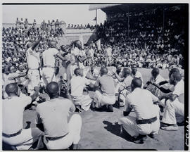 Johannesburg, 1951. Tribal dance.
