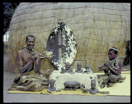Zululand, 1960. Sculptor Ntuli.