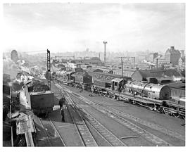 Johannesburg, 1945. SAR Class GM at Braamfontein.