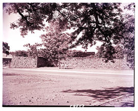 "Ladysmith, 1950. Fort walls from outside."