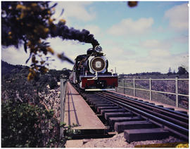 Humansdorp district, October 1970. SAR Class NG15 with the 'Apple Express' special train ran by t...