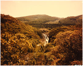 Swaziland, 1973. Waterfall near Mbabane . [CJ Dannhauser]