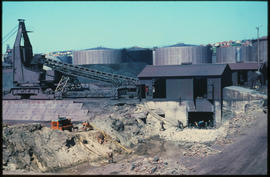 Port Elizabeth, October 1972. Excavations for new manganese ore bin in Port Elizabeth Harbour. [J...