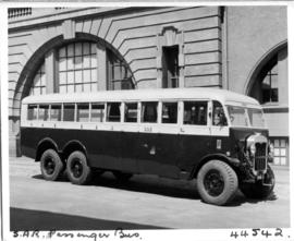 Johannesburg, 1936. Thornycroft combination bus and goods. No 335. See N44542, N44552 and SAR&amp...