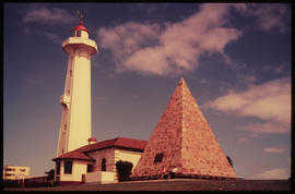 Port Elizabeth, October 1975. Lighthouse on the Donkin. [JV Gilroy]