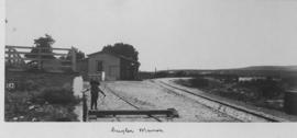 Cuyler Manor, 1895. Station building with little boy in the foreground. (EH Short)