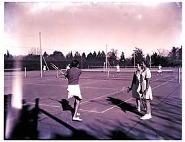 "Kimberley, 1948. Tennis court."