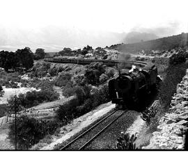 Tulbagh district, 1946. Union Limited departing Tulbaghweg on route to Gouda.