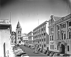 Port Elizabeth, 1939. View along Fleming Street towards the old Post Office