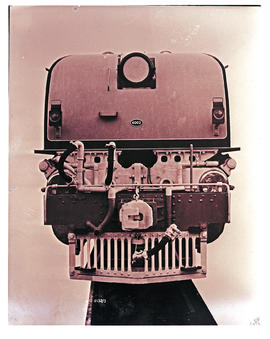 Front view of SAR Class GEA No 4002, built by Beyer and Peacock No's 7168-7217 in 1946.