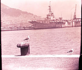"Cape Town, 1946. Table Bay harbour."