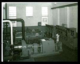 "Pietersburg, 1952. Power station interior."