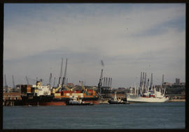 Port Elizabeth, March 1986. Port Elizabeth Harbour. [T Robberts]