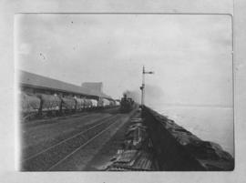 Port Elizabeth. The railway on Victoria Quay in Port Elizabeth Harbour.