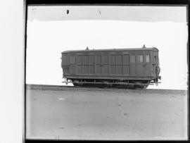 NGR six-wheeled guard, 3rd class and goods van. Scrapped prior to 1910.
